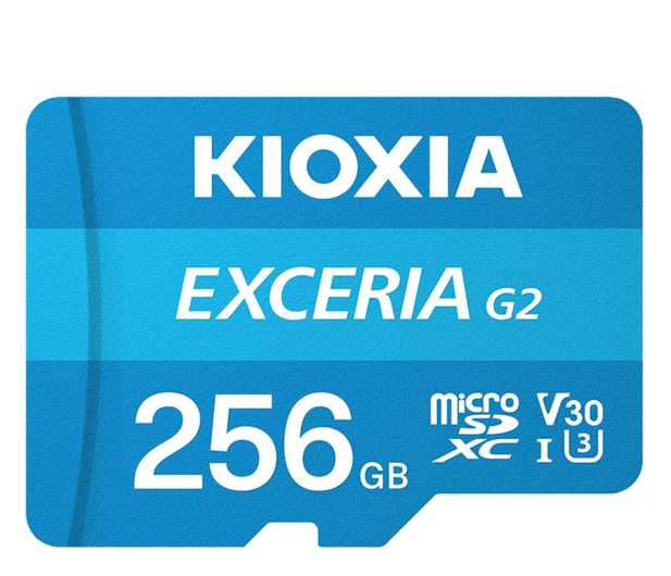KIOXIA MicroSDHC 256GB 100MB/s LMEX2L256GG2                    - 1289302 - zdjęcie